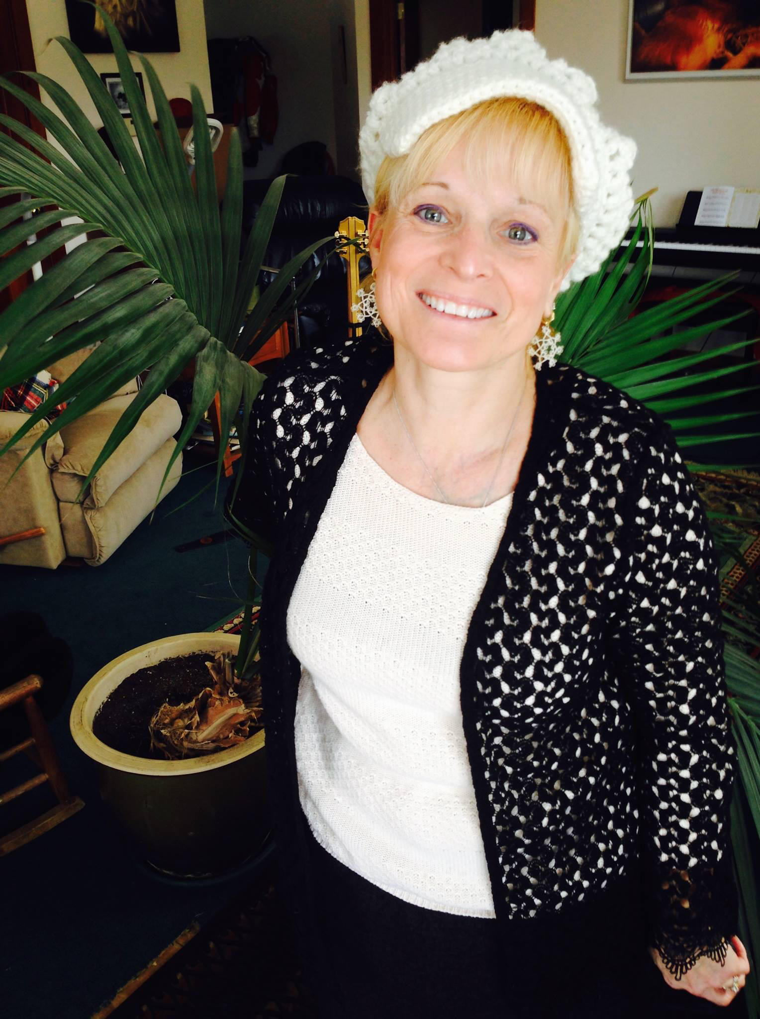 Veronica de Saint Phalle at her studio in Johnson Vermont